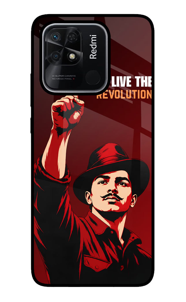 Bhagat Singh Revolution Redmi 10/10 Power Glass Case