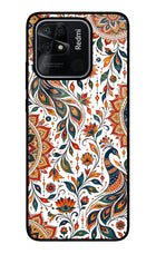 White Mayura Redmi 10/10 Power Glass Case