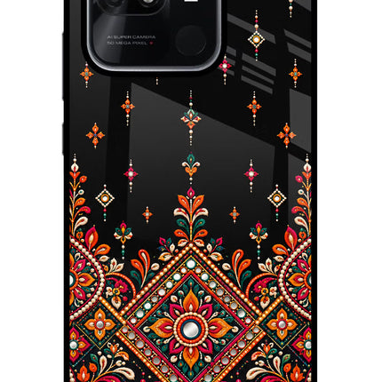 Noir Mehfil Redmi 10/10 Power Glass Case