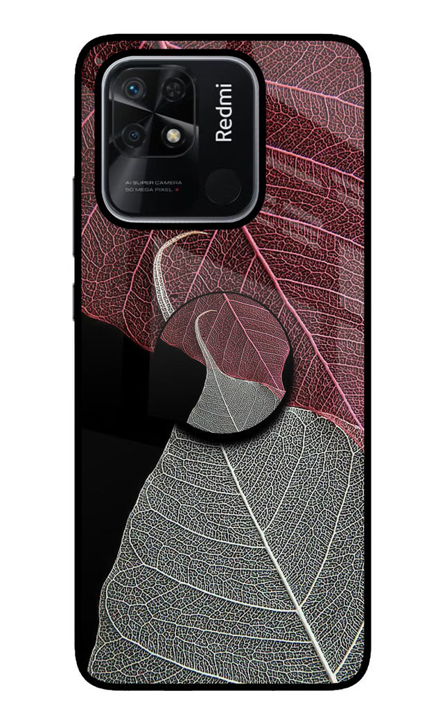 Leaf Pattern Redmi 10/10 Power Pop Case by Casekaro