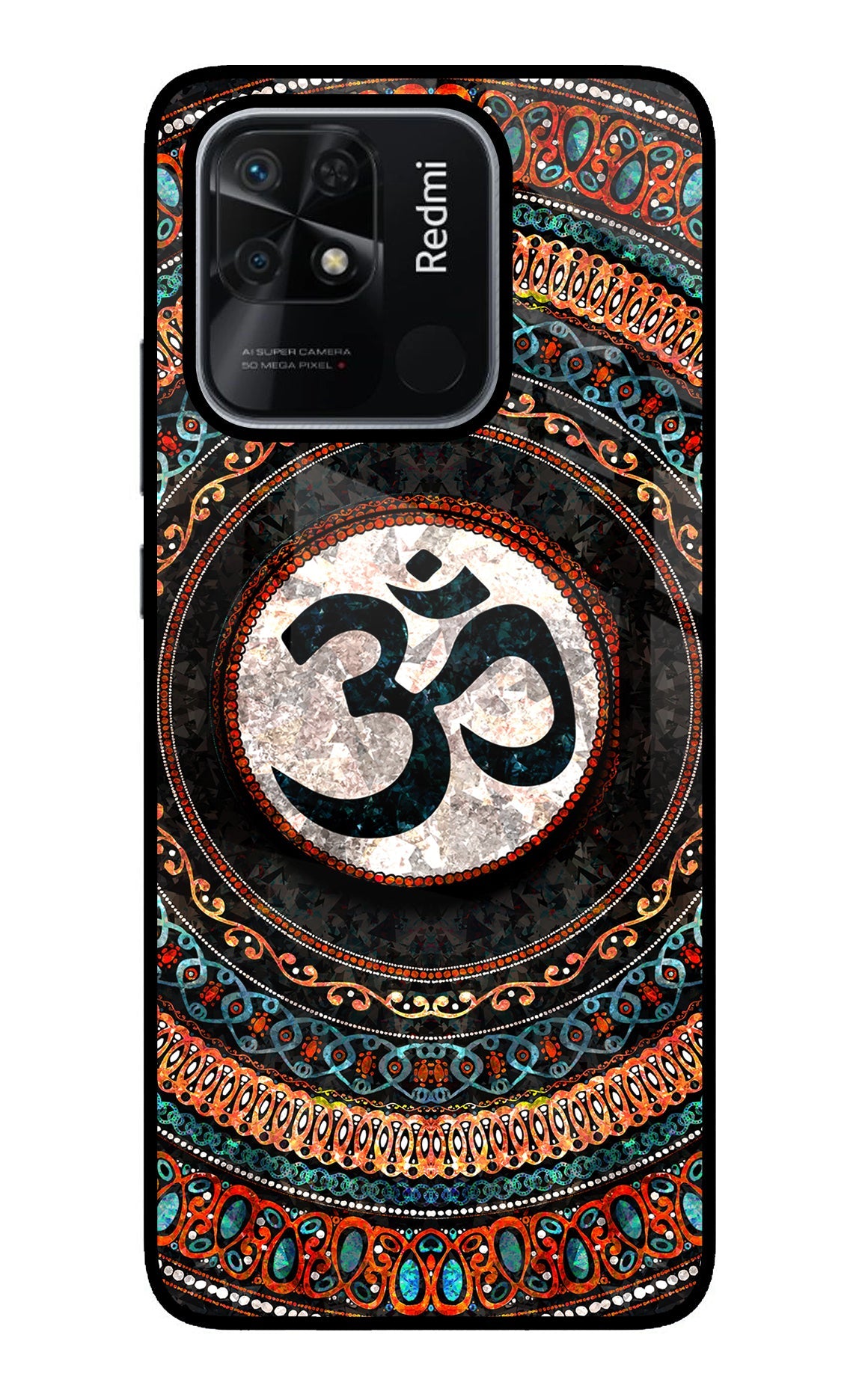 Om Culture Redmi 10/10 Power Glass Case