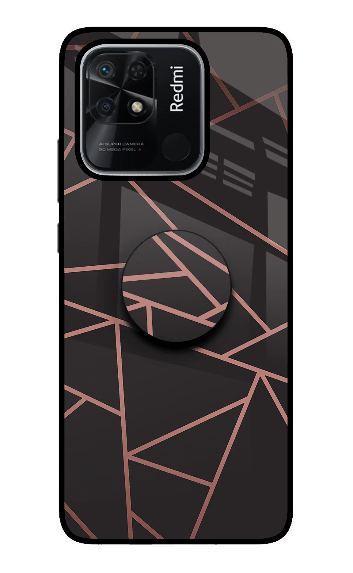 Geometric Pattern Redmi 10/10 Power Pop Case by Casekaro