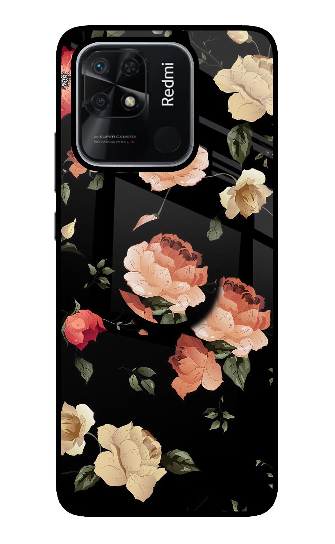 Flowers Redmi 10/10 Power Pop Case by Casekaro
