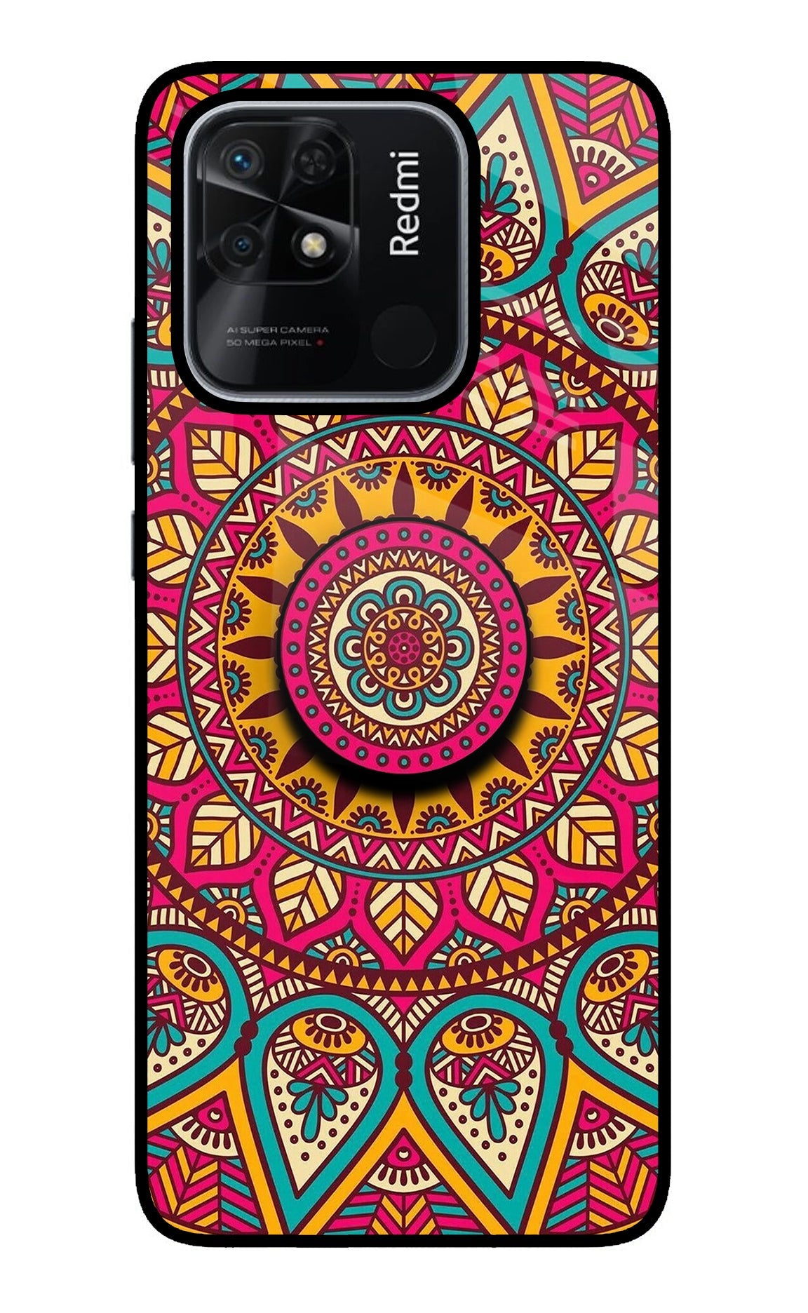 Mandala Redmi 10/10 Power Glass Case