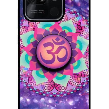Om Purple Redmi 10/10 Power Pop Case by Casekaro