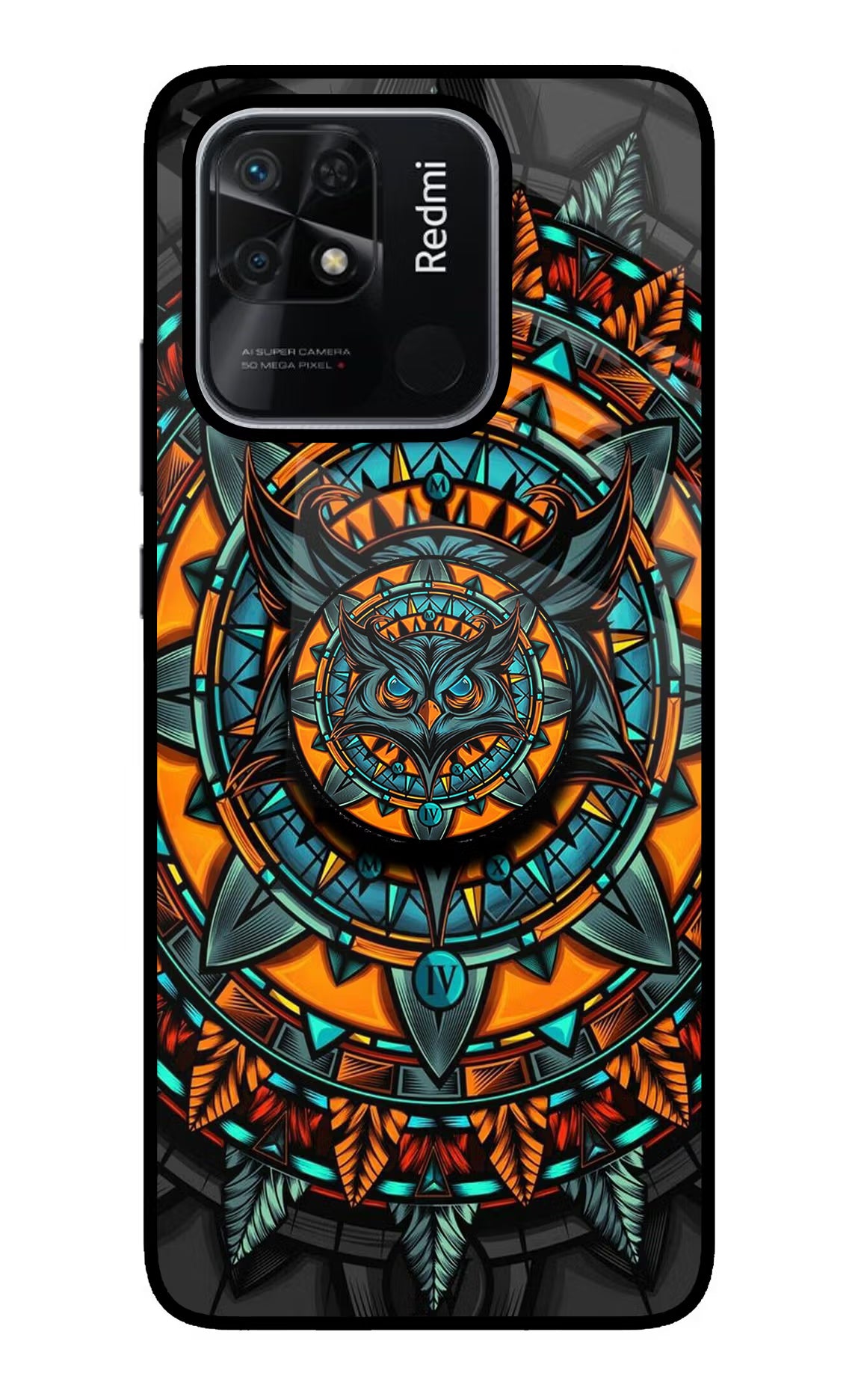 Angry Owl Redmi 10/10 Power Glass Case