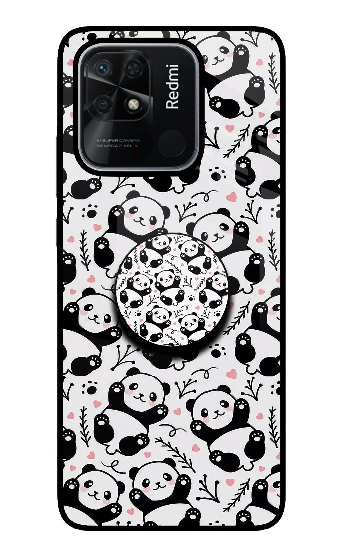 Cute Panda Redmi 10/10 Power Pop Case