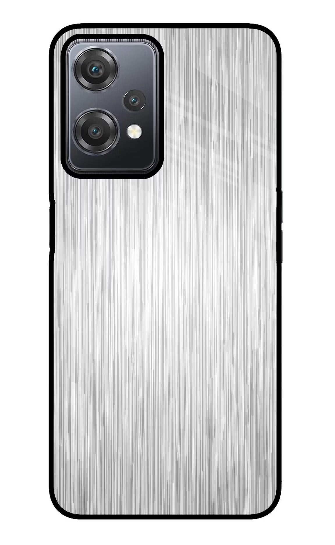 Wooden Grey Texture OnePlus Nord CE 2 Lite 5G Glass Case Back Cover by Casekaro
