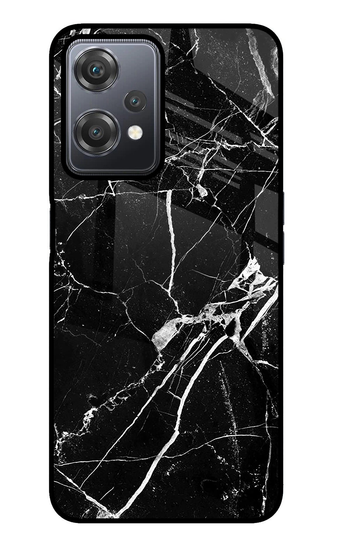 Black Marble Pattern OnePlus Nord CE 2 Lite 5G Back Cover