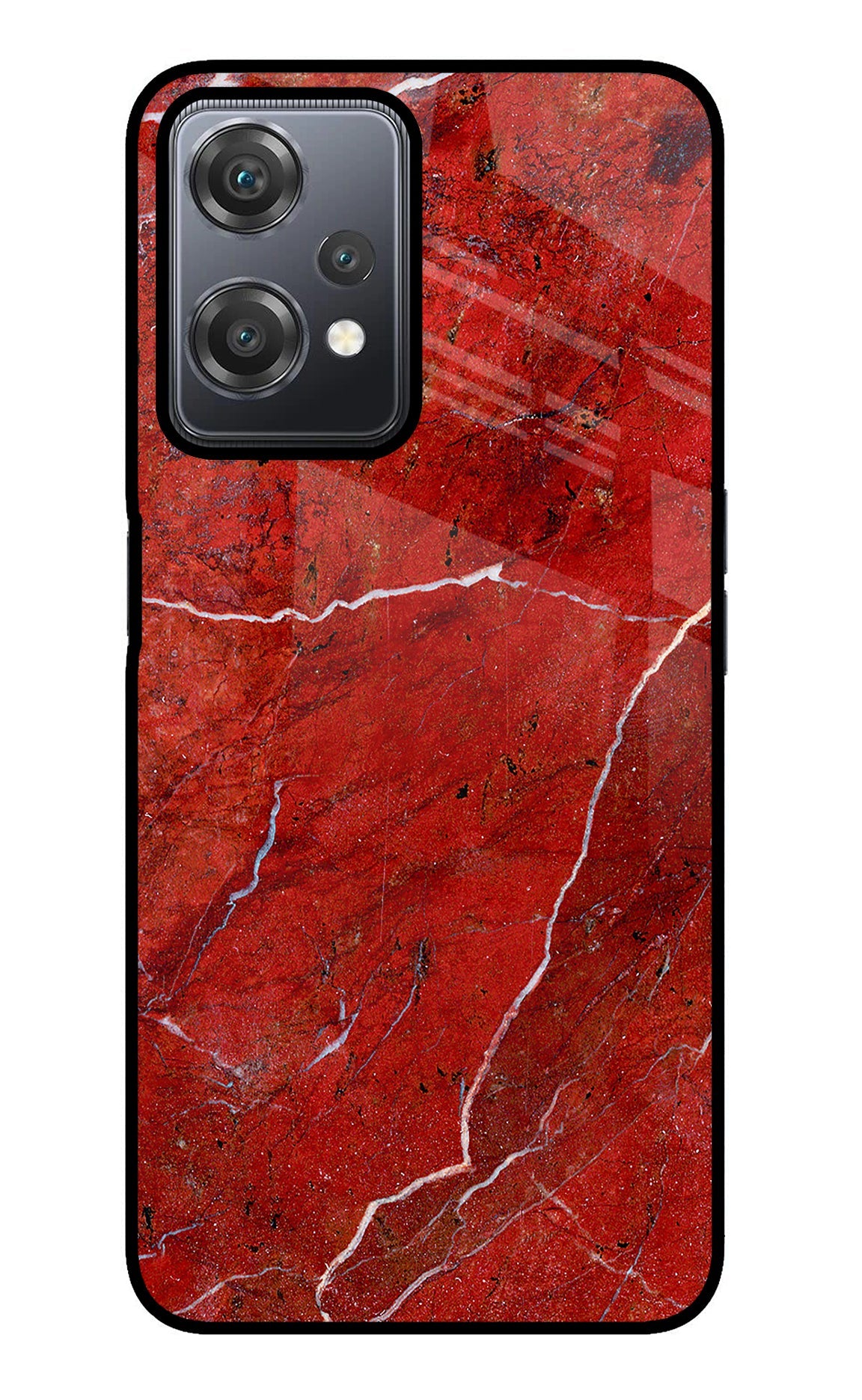 Red Marble Design OnePlus Nord CE 2 Lite 5G Back Cover