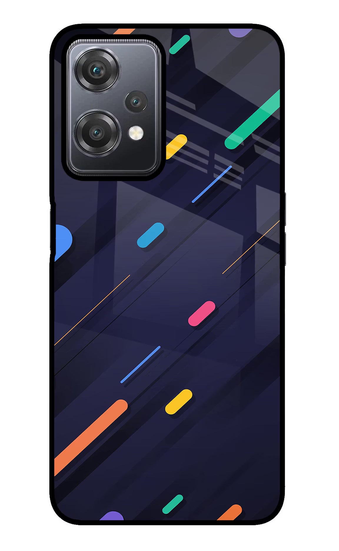 Abstract Design OnePlus Nord CE 2 Lite 5G Glass Case Back Cover by Casekaro