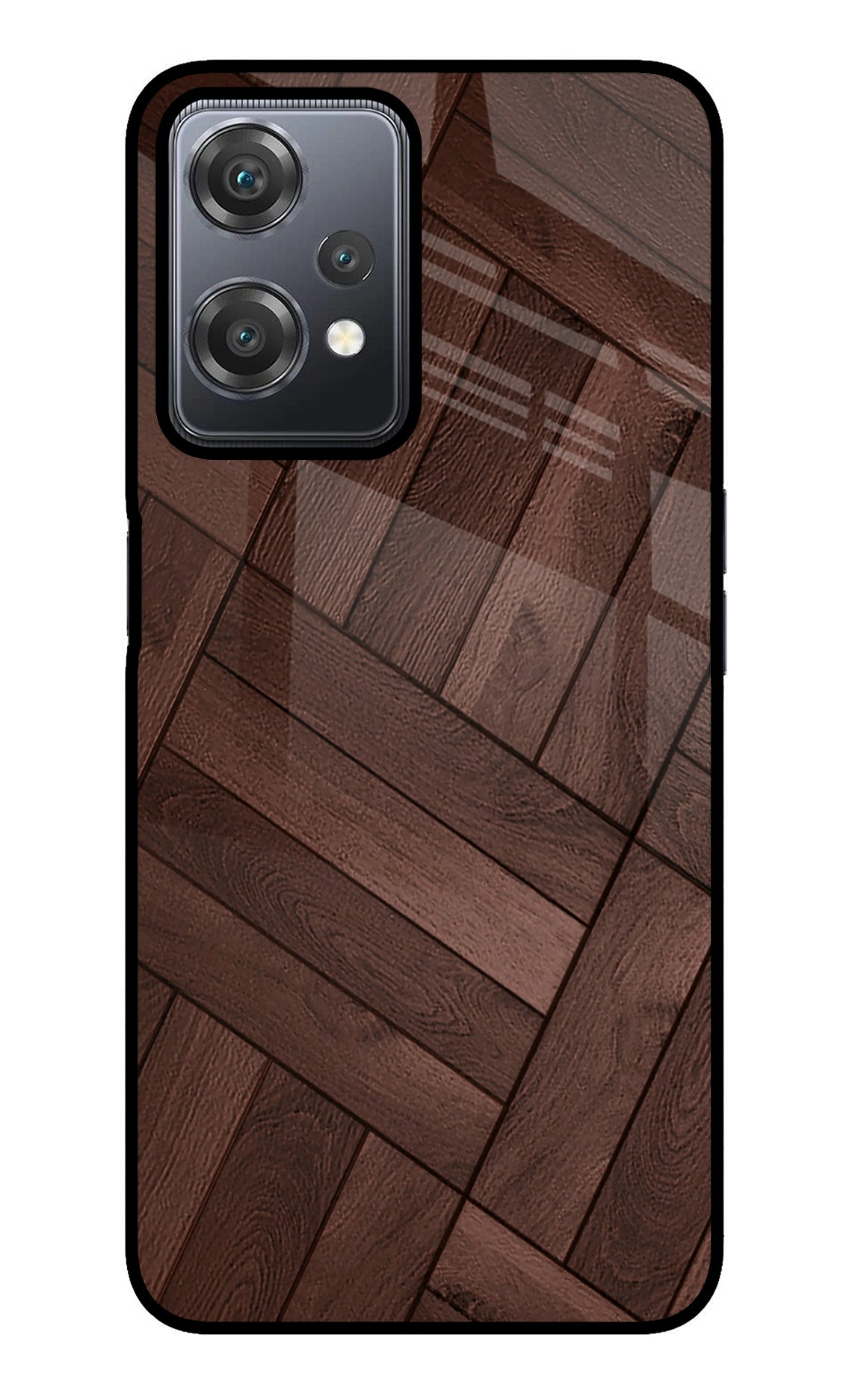 Wooden Texture Design OnePlus Nord CE 2 Lite 5G Glass Case