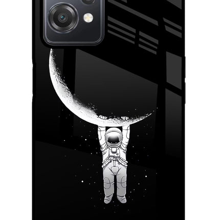 Moon Space OnePlus Nord CE 2 Lite 5G Glass Case Back Cover by Casekaro