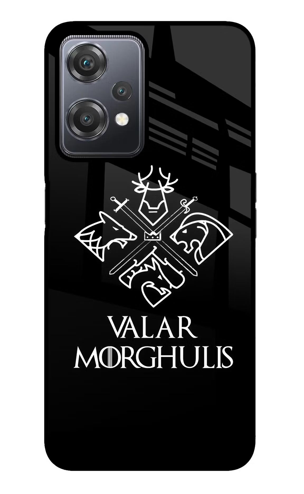 Valar Morghulis | Game Of Thrones OnePlus Nord CE 2 Lite 5G Glass Case Back Cover by Casekaro