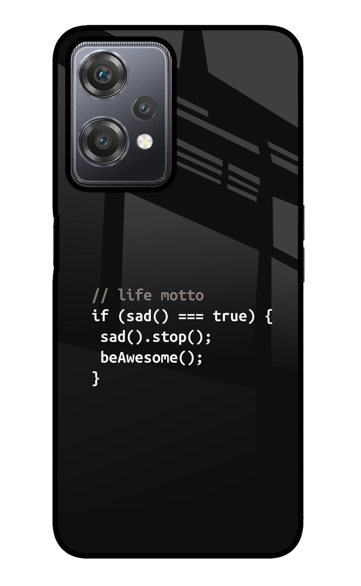 Life Motto Code OnePlus Nord CE 2 Lite 5G Glass Case