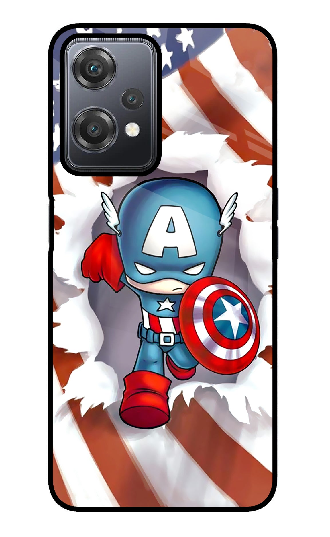 Captain America OnePlus Nord CE 2 Lite 5G Glass Case