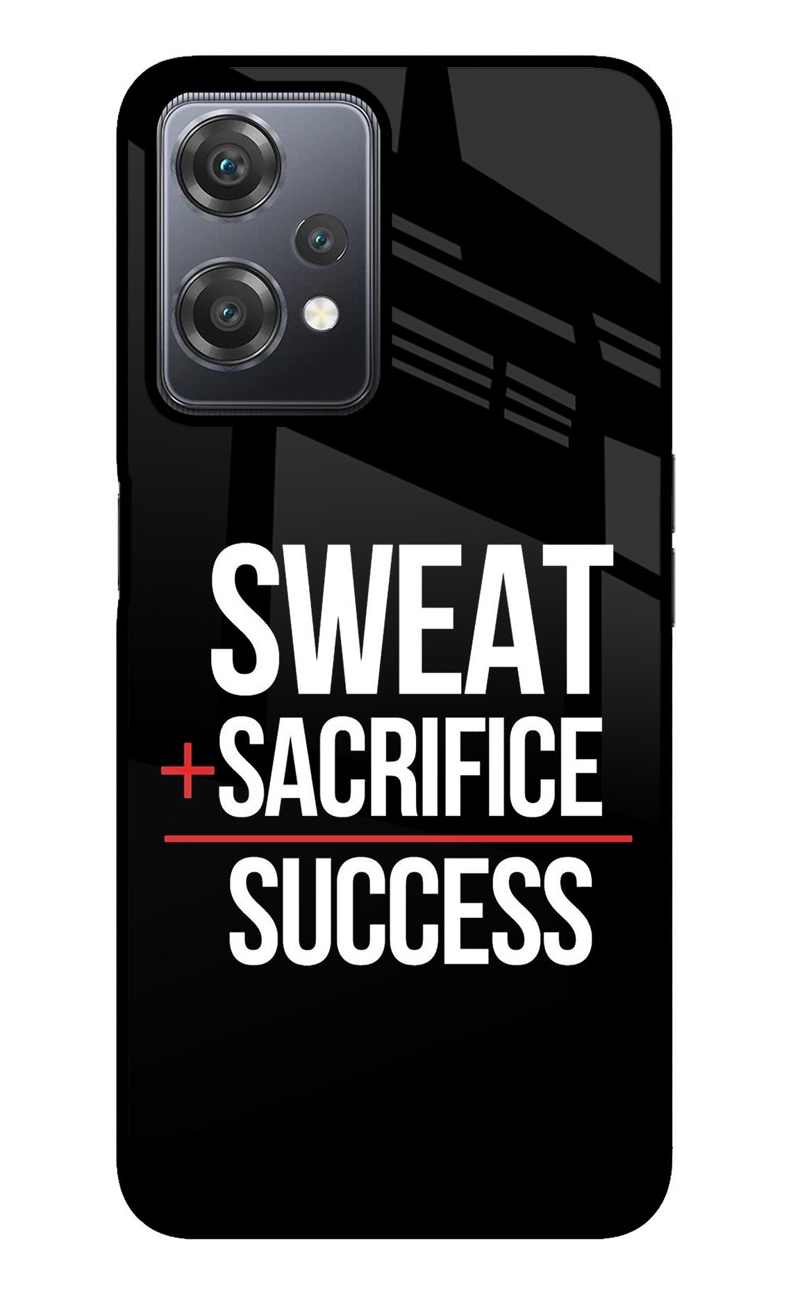 Sweat Sacrifice Success OnePlus Nord CE 2 Lite 5G Glass Case