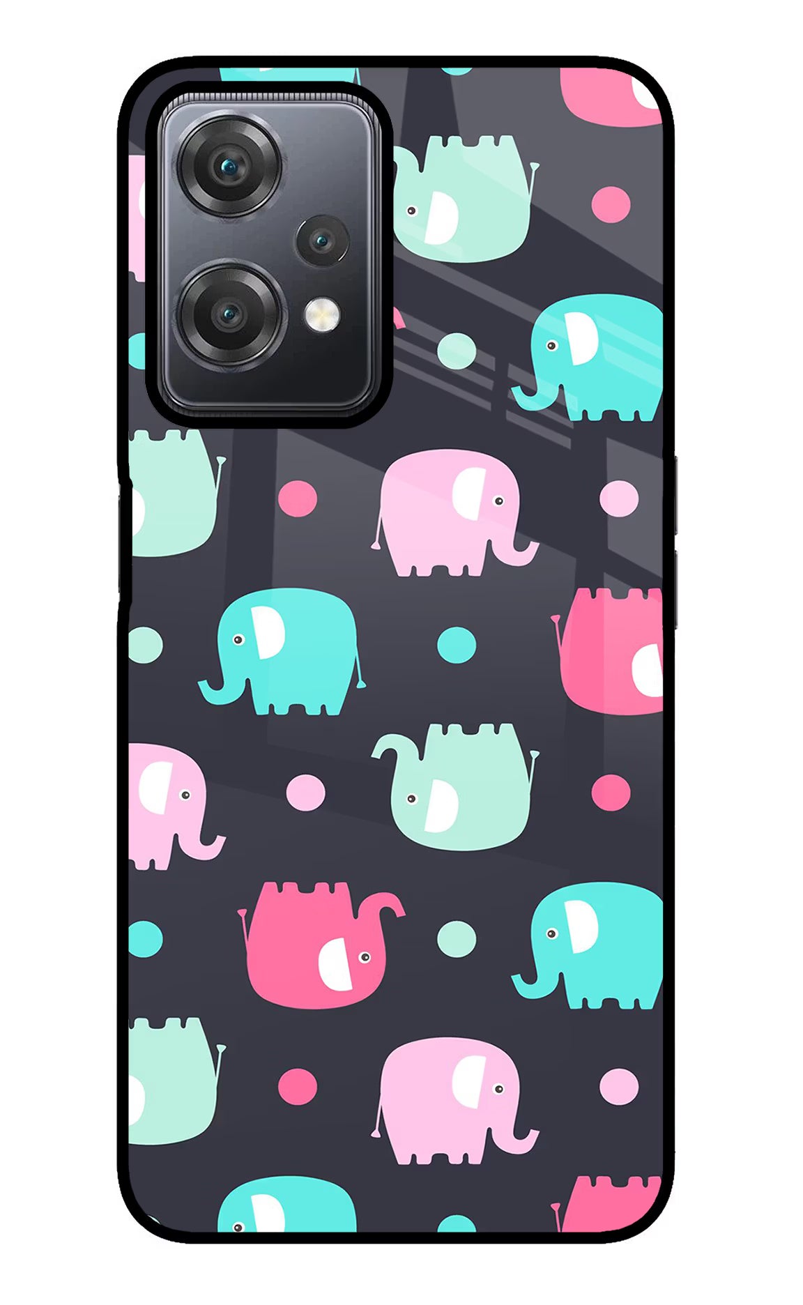 Elephants OnePlus Nord CE 2 Lite 5G Glass Case