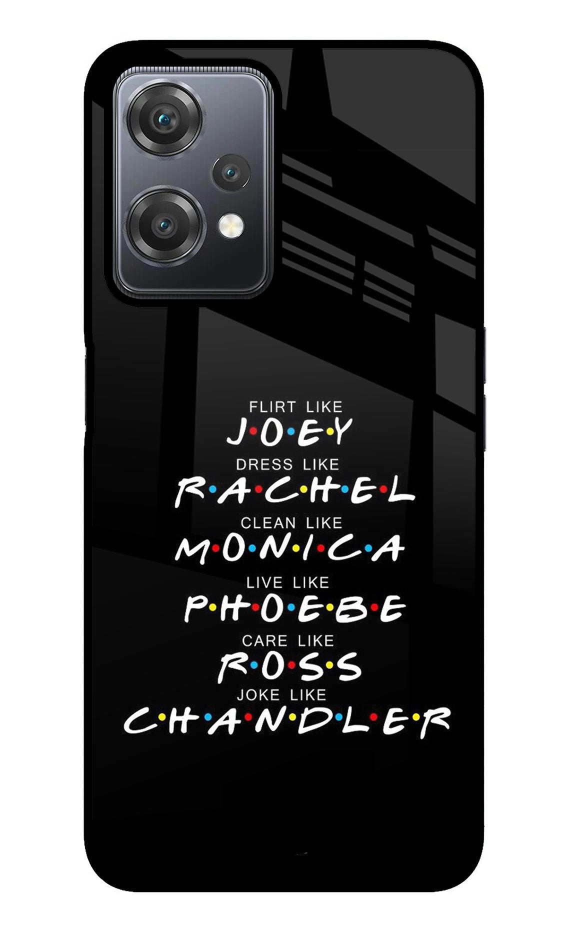 FRIENDS Character OnePlus Nord CE 2 Lite 5G Glass Case