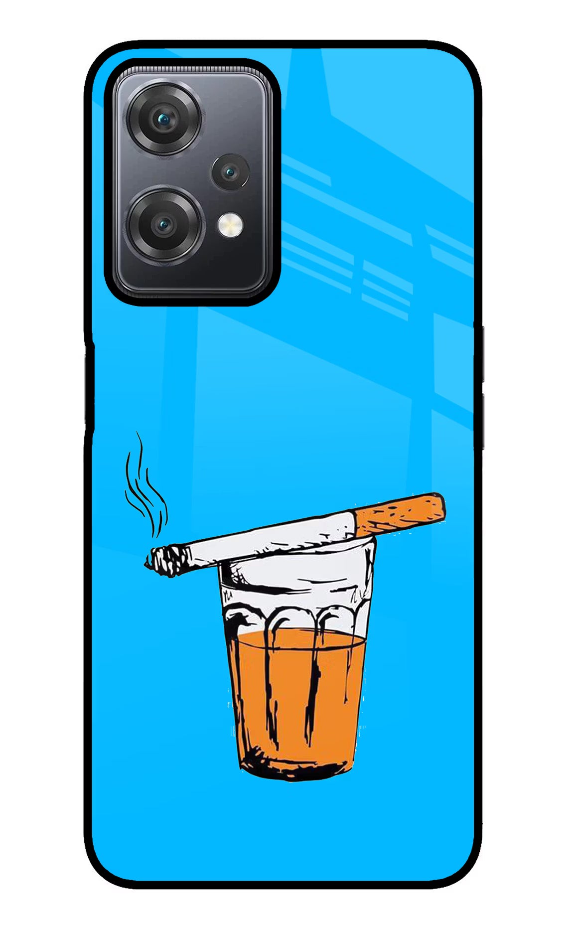 Chai Sutta OnePlus Nord CE 2 Lite 5G Glass Case Back Cover by Casekaro