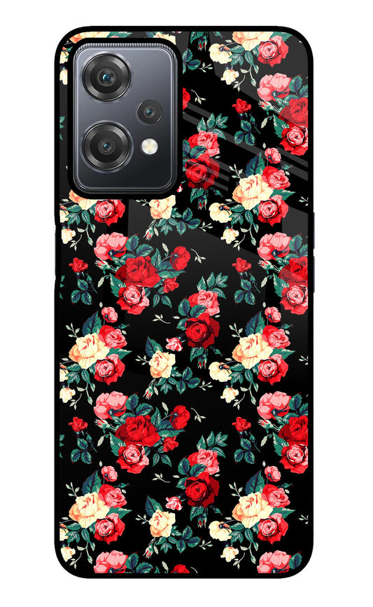 Rose Pattern OnePlus Nord CE 2 Lite 5G Glass Case