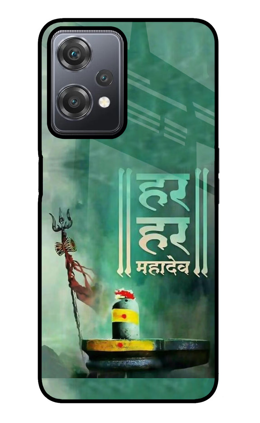 Har Har Mahadev Shivling OnePlus Nord CE 2 Lite 5G Back Cover, Glass case