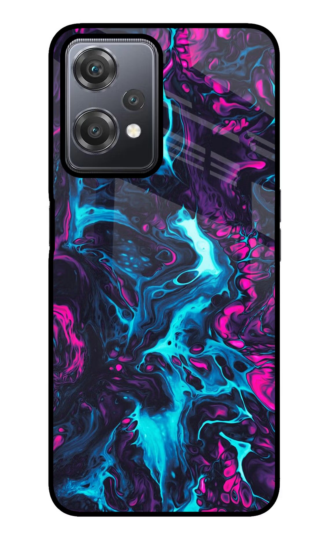 Abstract OnePlus Nord CE 2 Lite 5G Glass Case Back Cover by Casekaro