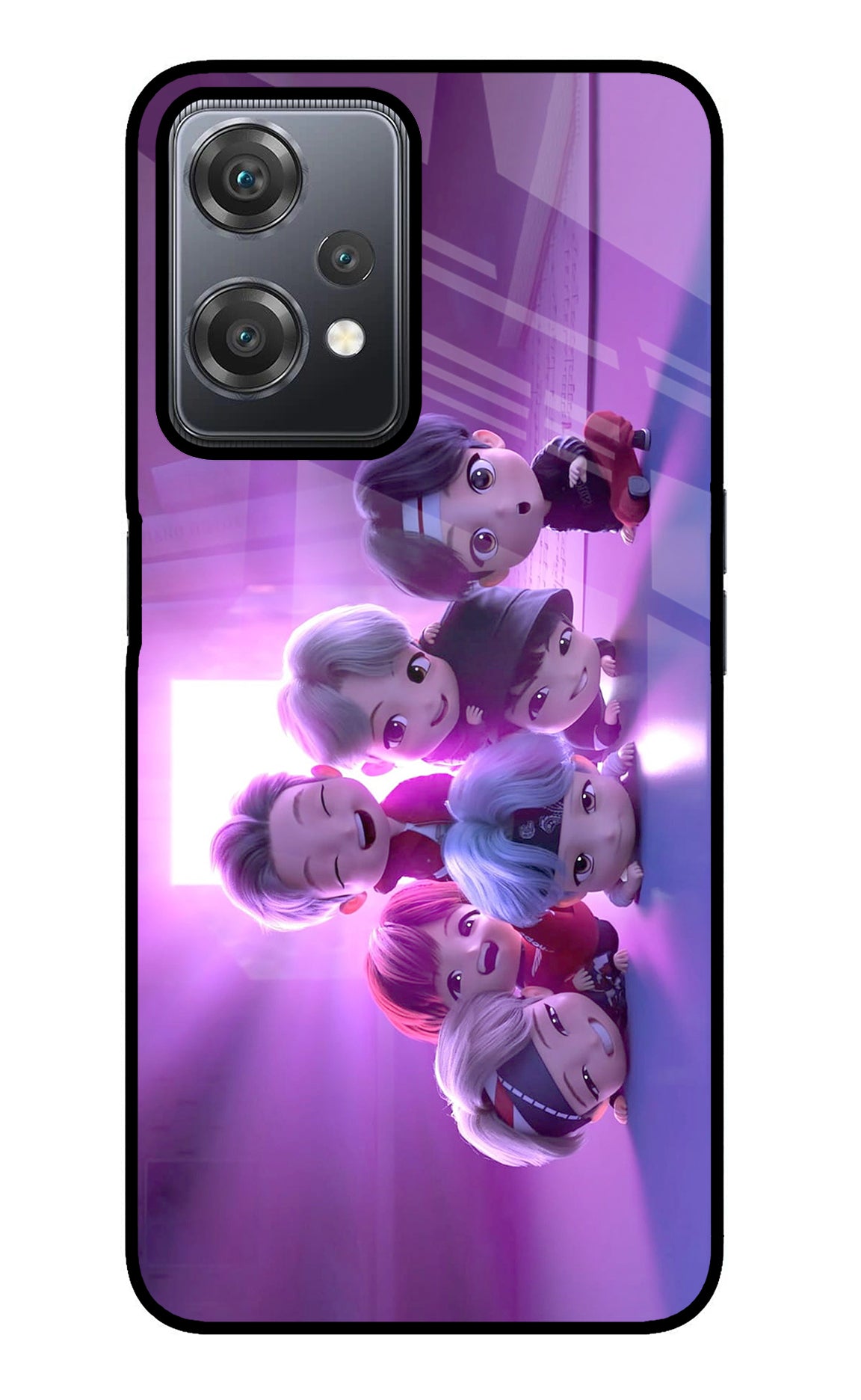 BTS Chibi OnePlus Nord CE 2 Lite 5G Glass Case