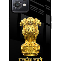 Satyamev Jayate Golden OnePlus Nord CE 2 Lite 5G Glass Case