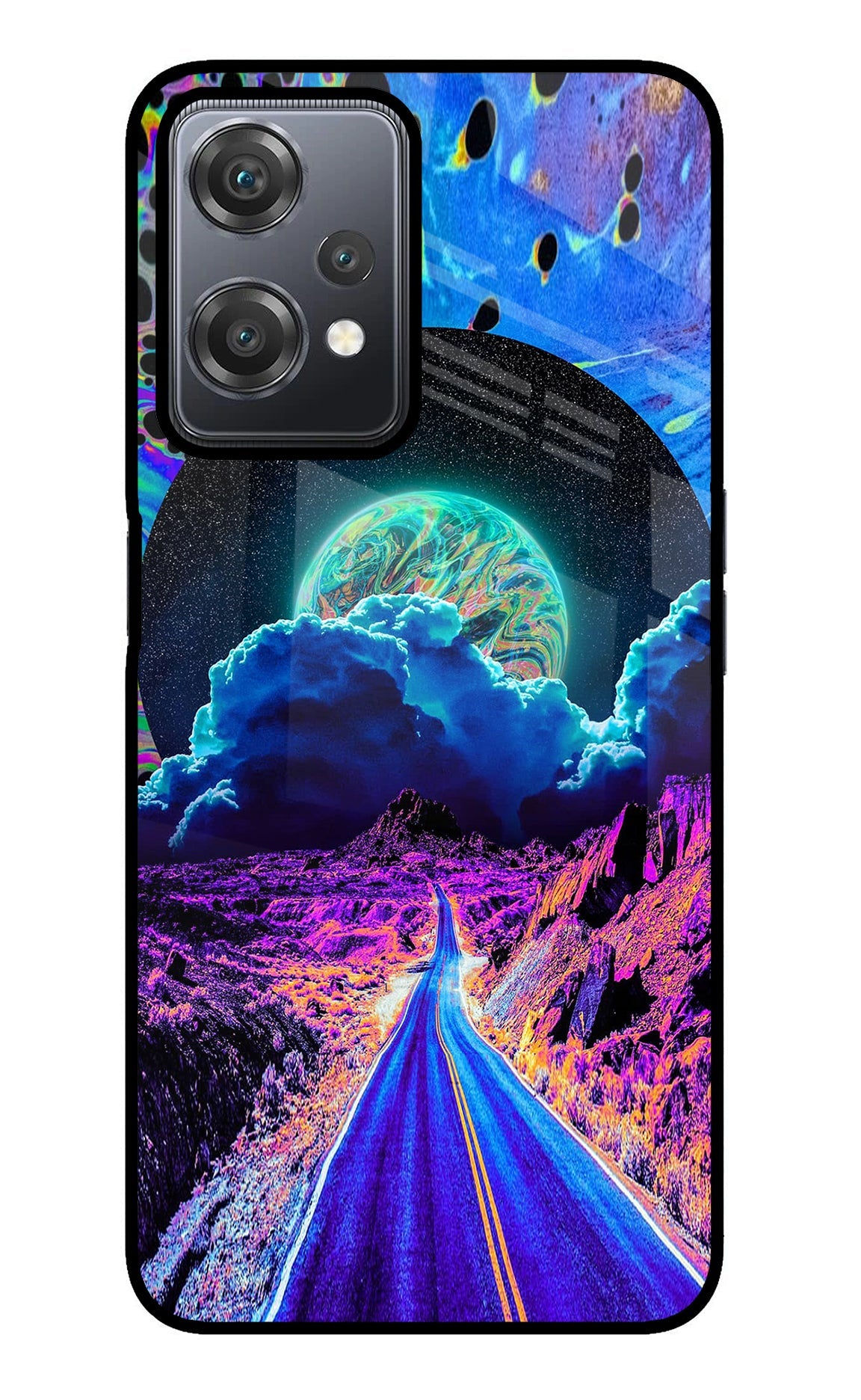 Psychedelic Painting OnePlus Nord CE 2 Lite 5G Glass Case