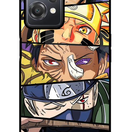 Naruto Character OnePlus Nord CE 2 Lite 5G Glass Case Back Cover by Casekaro