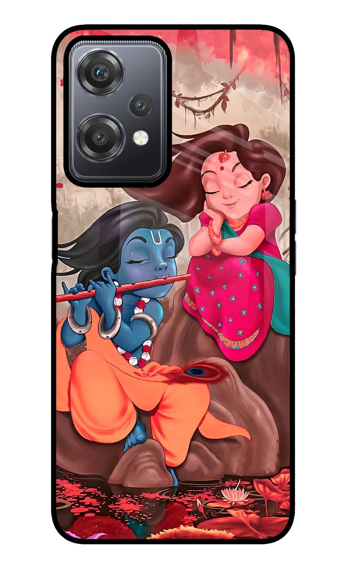 Radhe Krishna OnePlus Nord CE 2 Lite 5G Glass Case