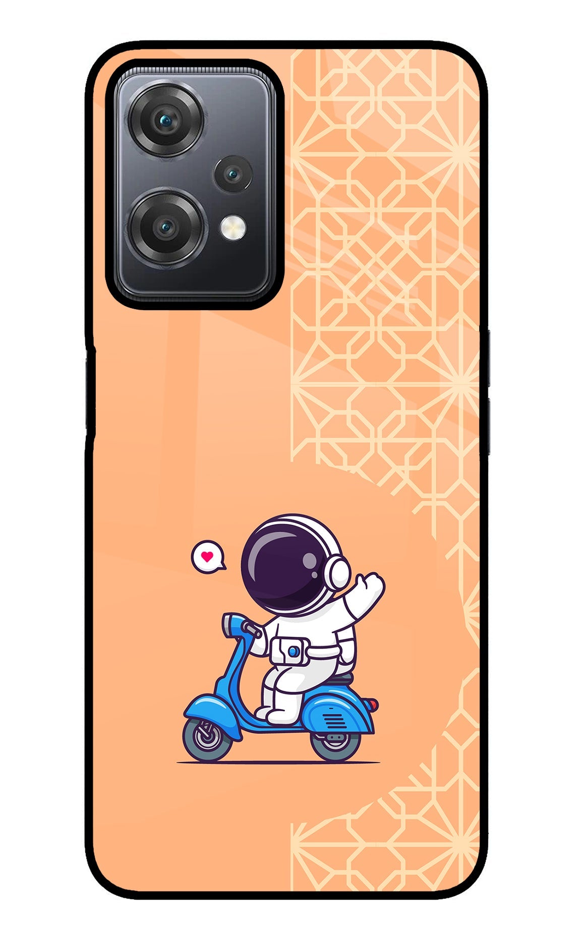 Cute Astronaut Riding OnePlus Nord CE 2 Lite 5G Back Cover