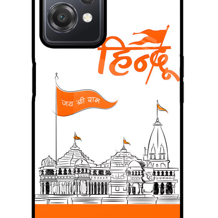 Jai Shree Ram Hindu OnePlus Nord CE 2 Lite 5G Glass Case Back Cover by Casekaro