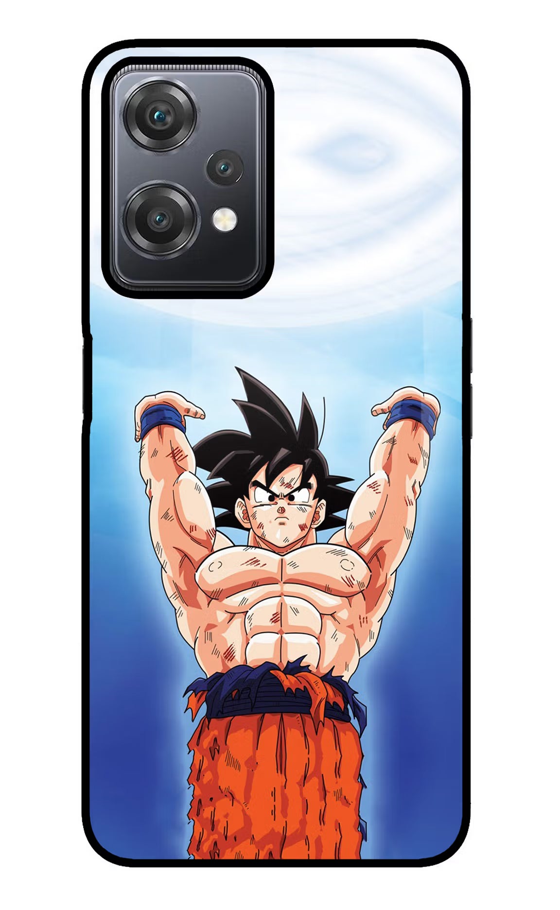 Goku Power OnePlus Nord CE 2 Lite 5G Glass Case Back Cover by Casekaro
