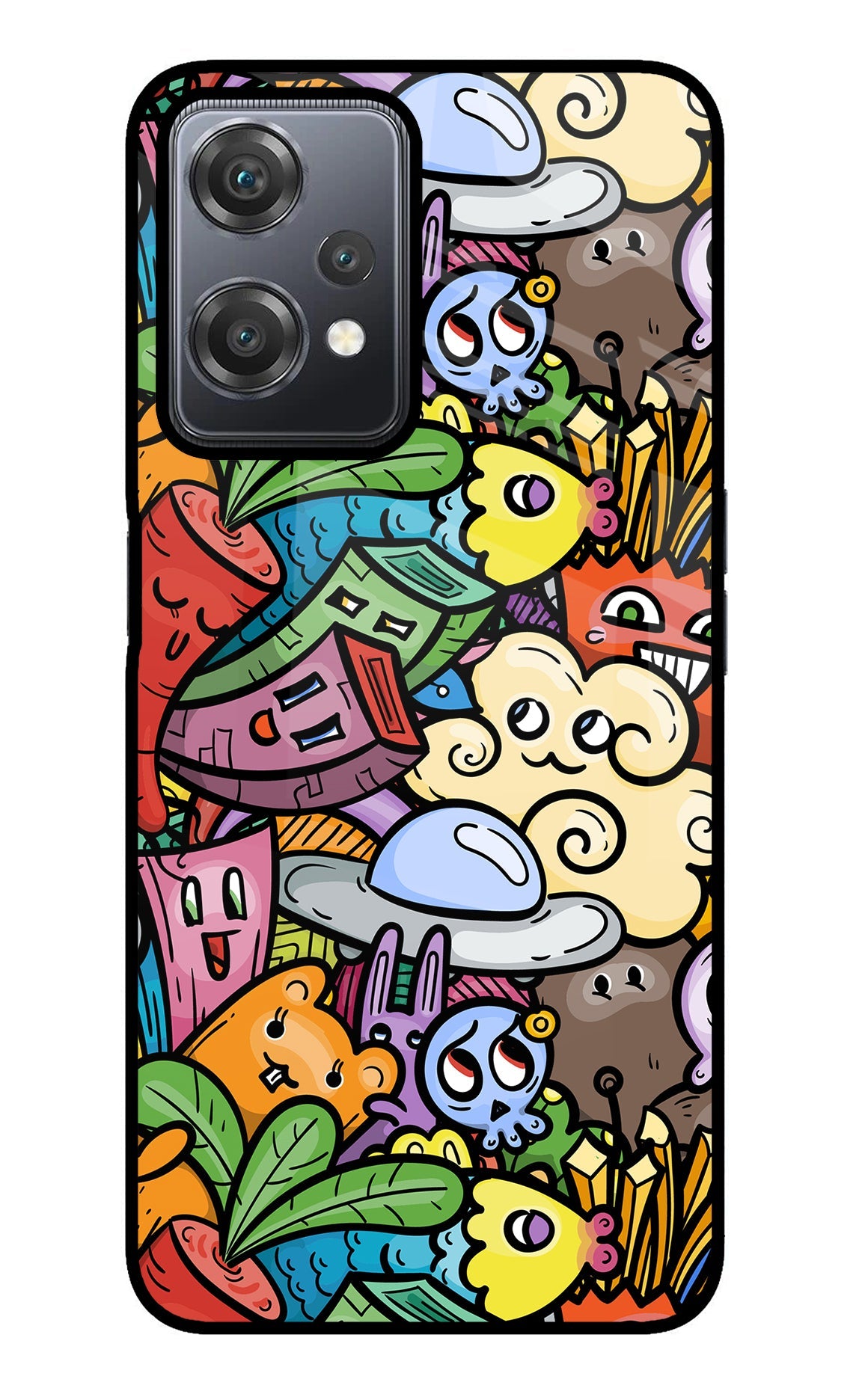 Veggie Doodle OnePlus Nord CE 2 Lite 5G Glass Case