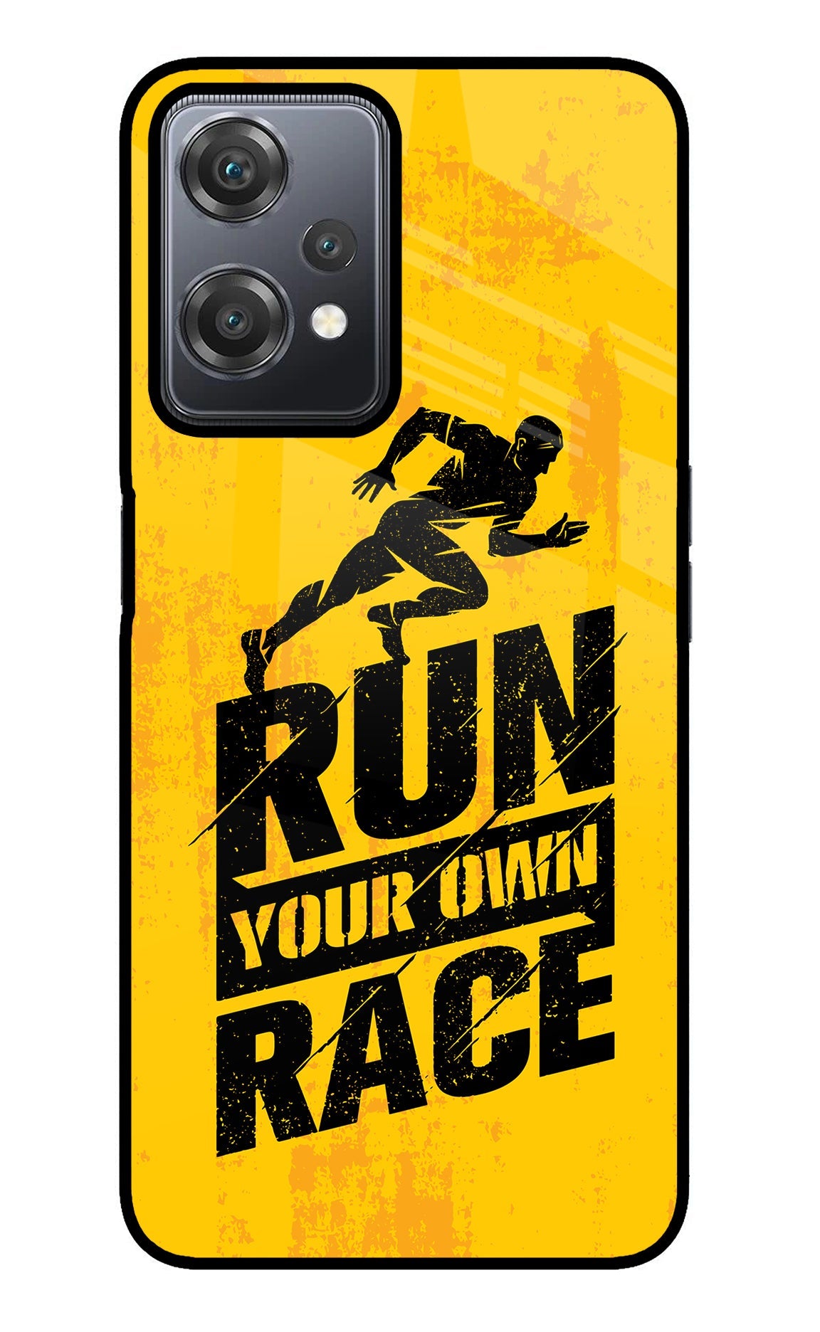 Run Your Own Race OnePlus Nord CE 2 Lite 5G Glass Case