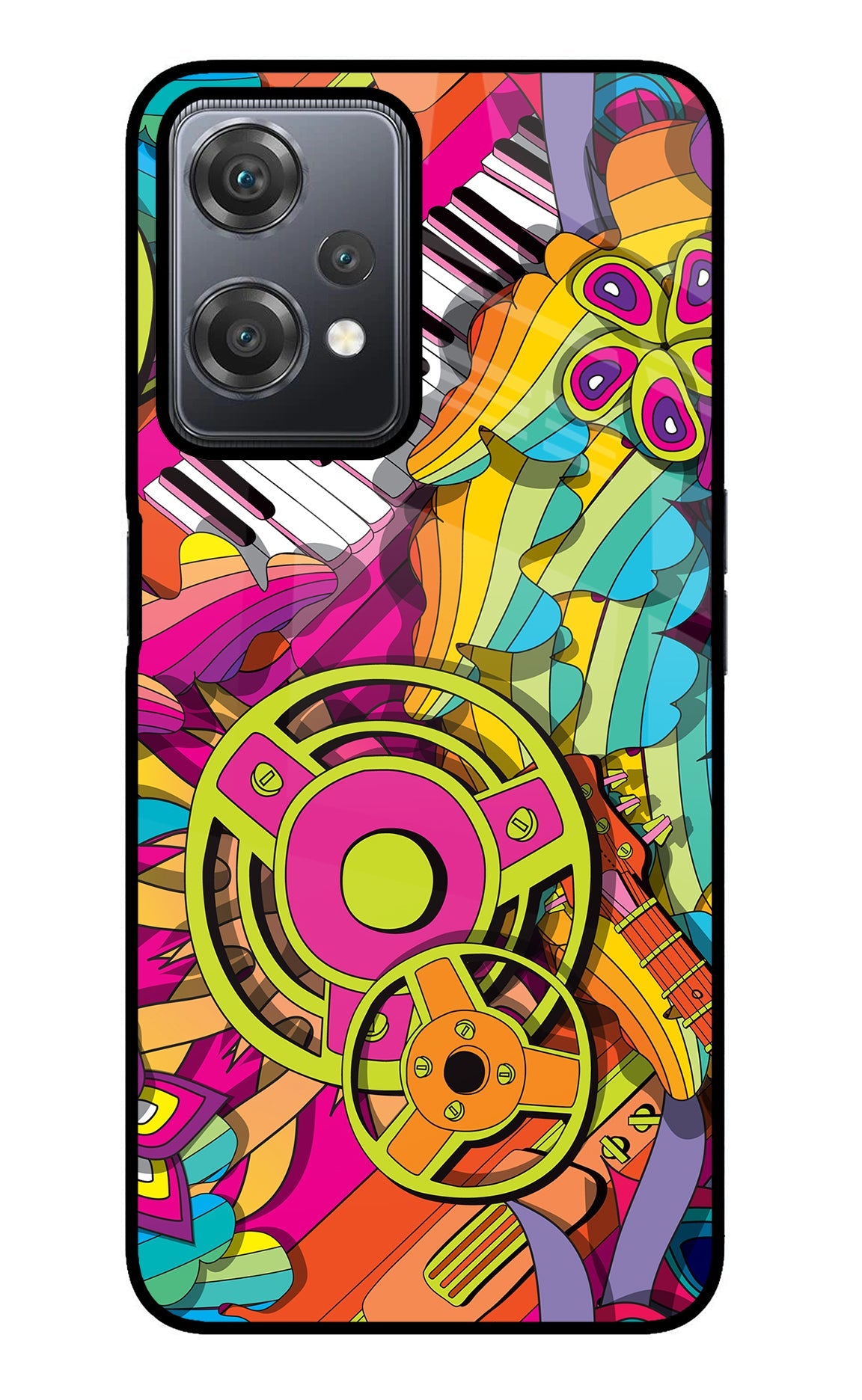 Music Doodle OnePlus Nord CE 2 Lite 5G Glass Case