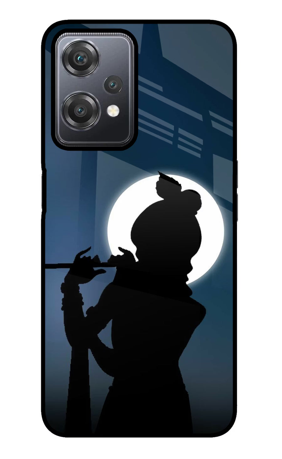 Shri Krishna Silhouette OnePlus Nord CE 2 Lite 5G Back Cover, Glass case
