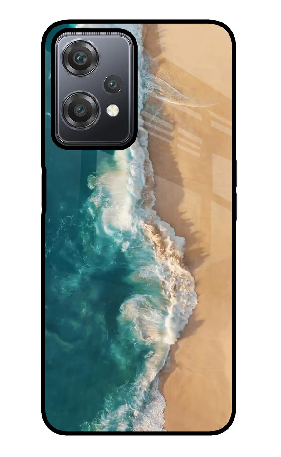 Ocean Beach OnePlus Nord CE 2 Lite 5G Back Cover, Glass case