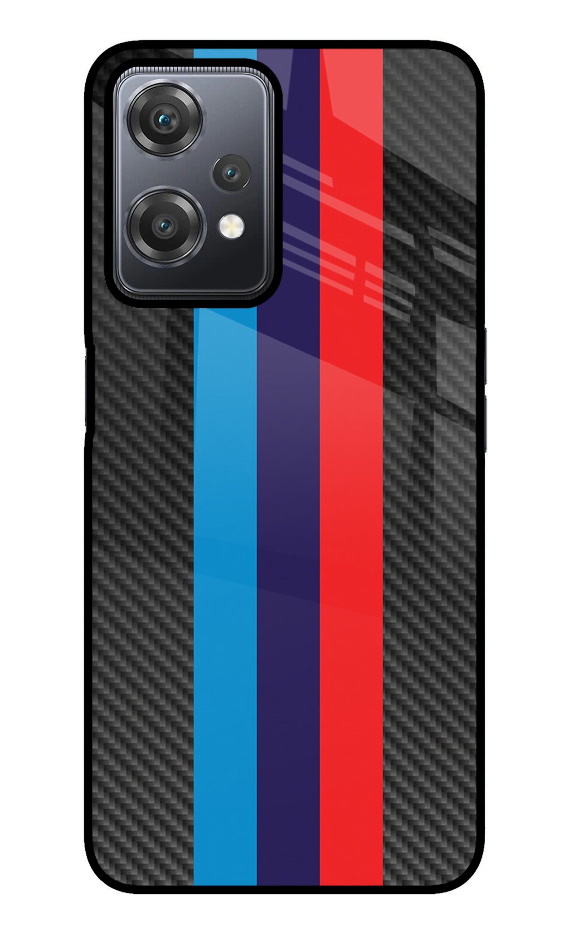 BMW Stripes Pattern OnePlus Nord CE 2 Lite 5G Glass Case