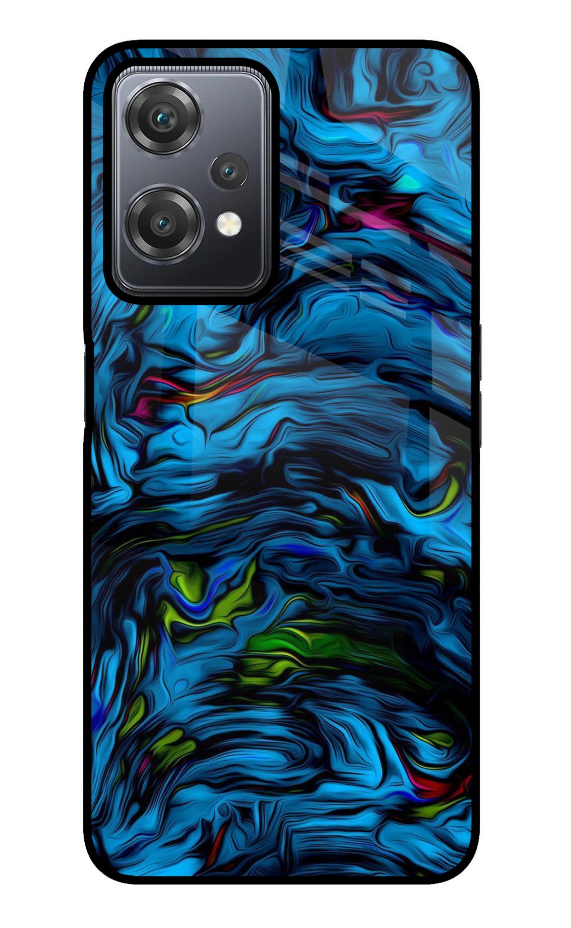 Dark Blue Abstract OnePlus Nord CE 2 Lite 5G Back Cover