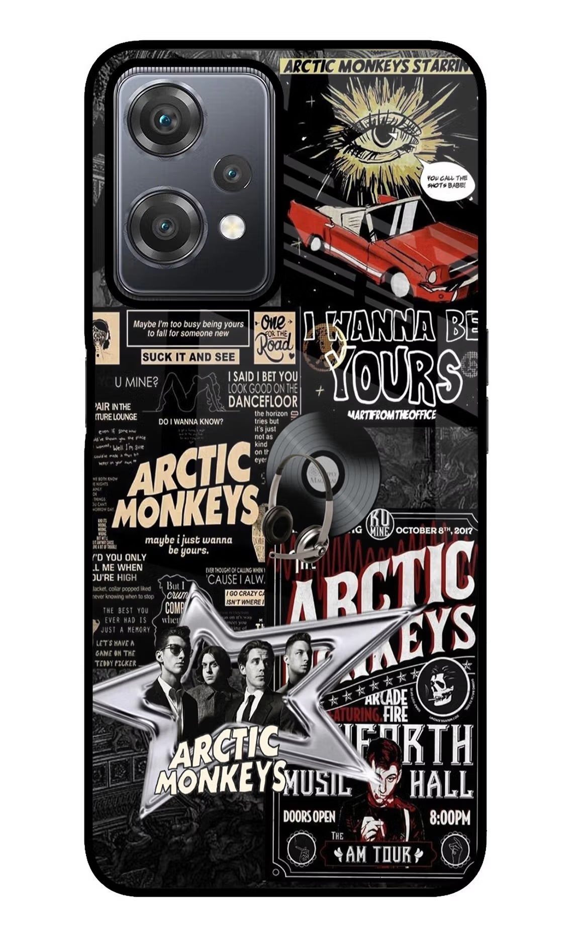 Arctic Monkeys OnePlus Nord CE 2 Lite 5G Glass Case Back Cover by Casekaro