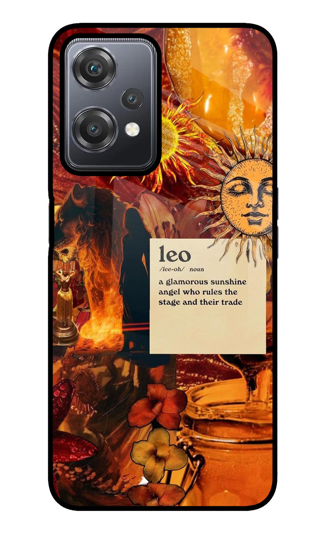 Leo Zodiac OnePlus Nord CE 2 Lite 5G Glass Case Back Cover by Casekaro