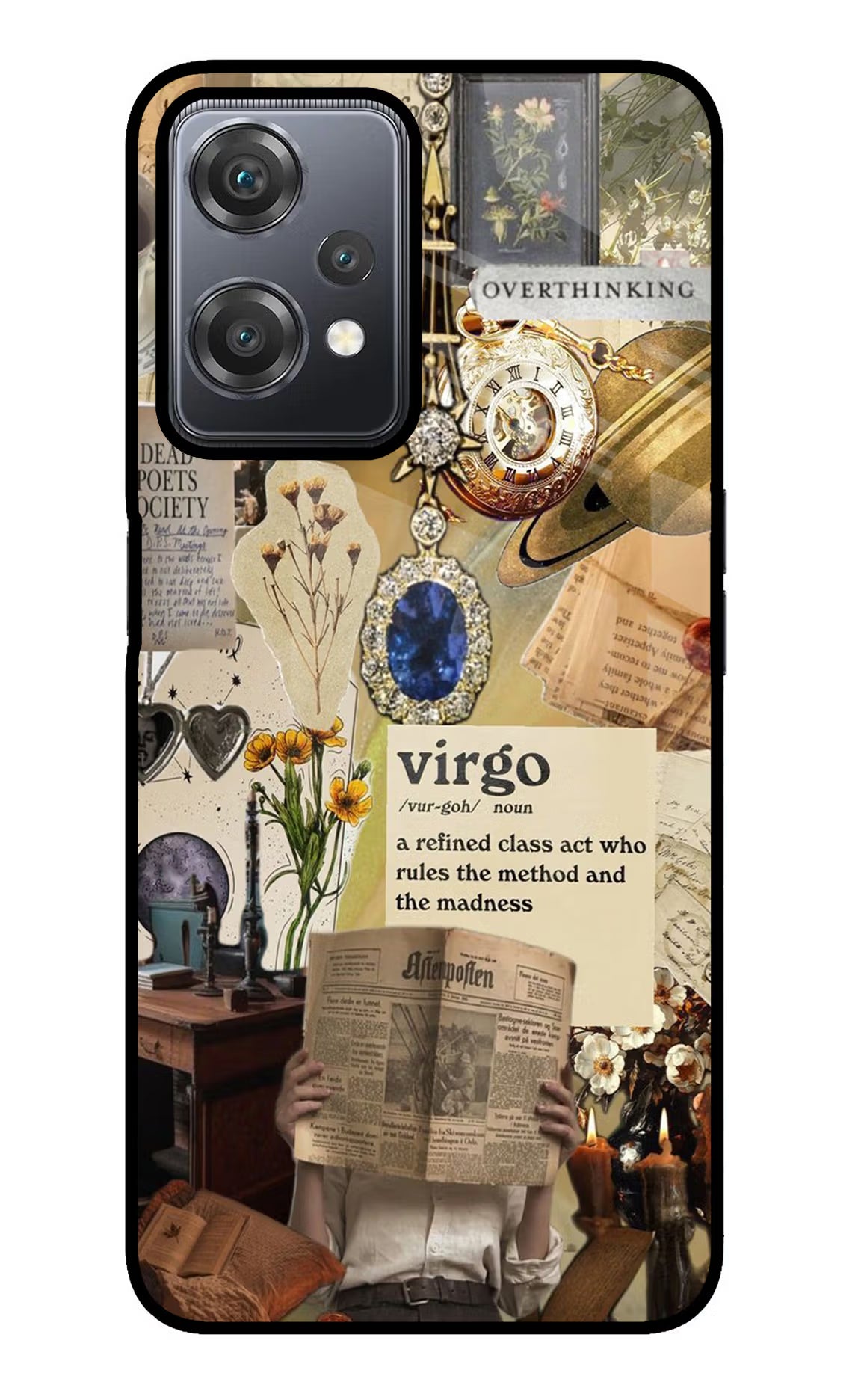 Virgo Zodiac OnePlus Nord CE 2 Lite 5G Glass Case Back Cover by Casekaro