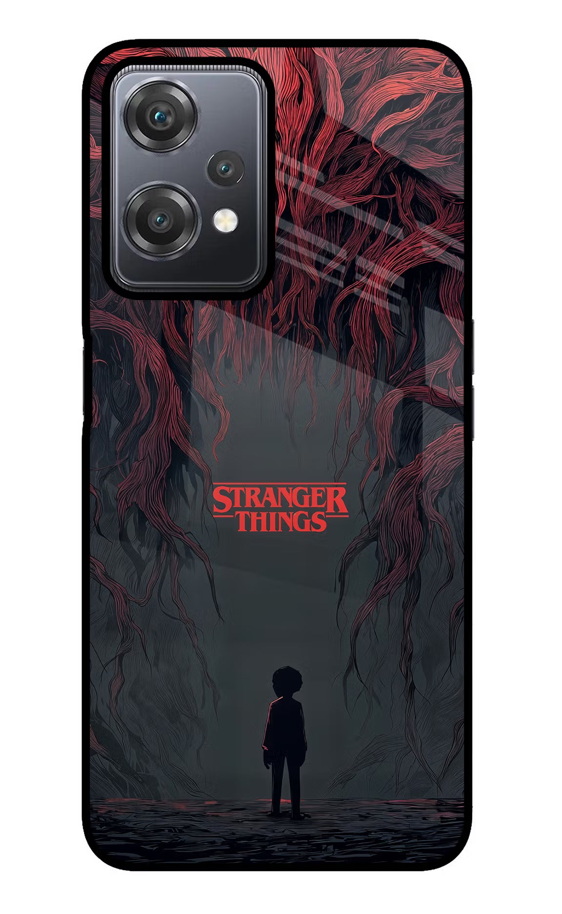 Ordinary Things Dark Side OnePlus Nord CE 2 Lite 5G Glass Case Back Cover by Casekaro