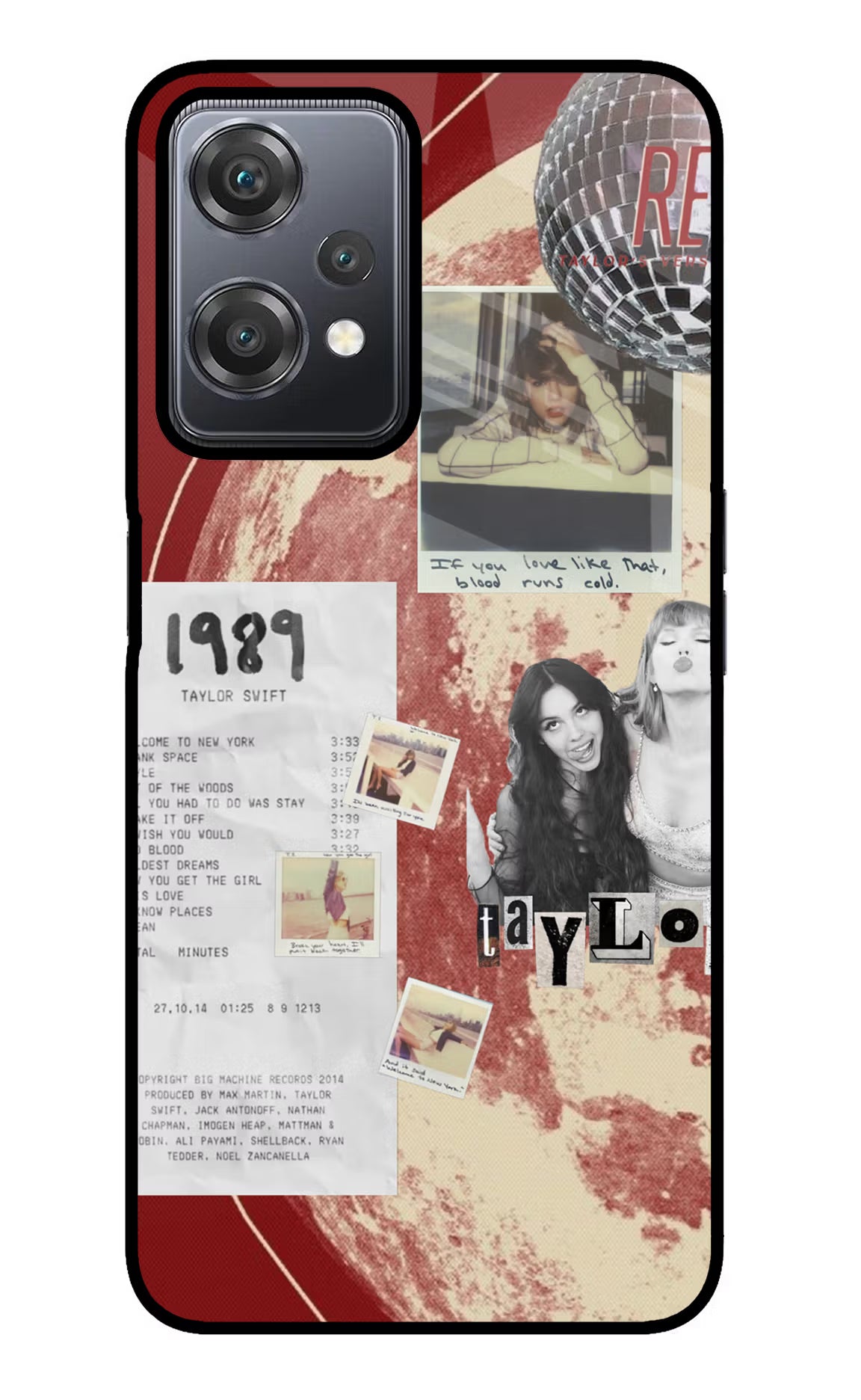 Taylor Swift OnePlus Nord CE 2 Lite 5G Glass Case