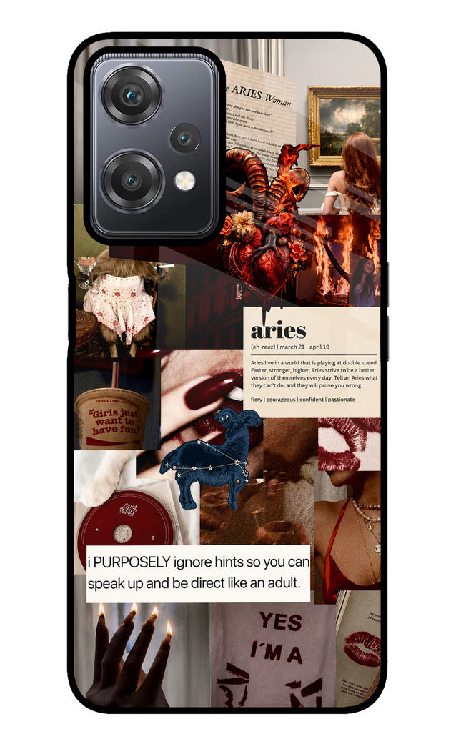 Zodiac Aries OnePlus Nord CE 2 Lite 5G Glass Case