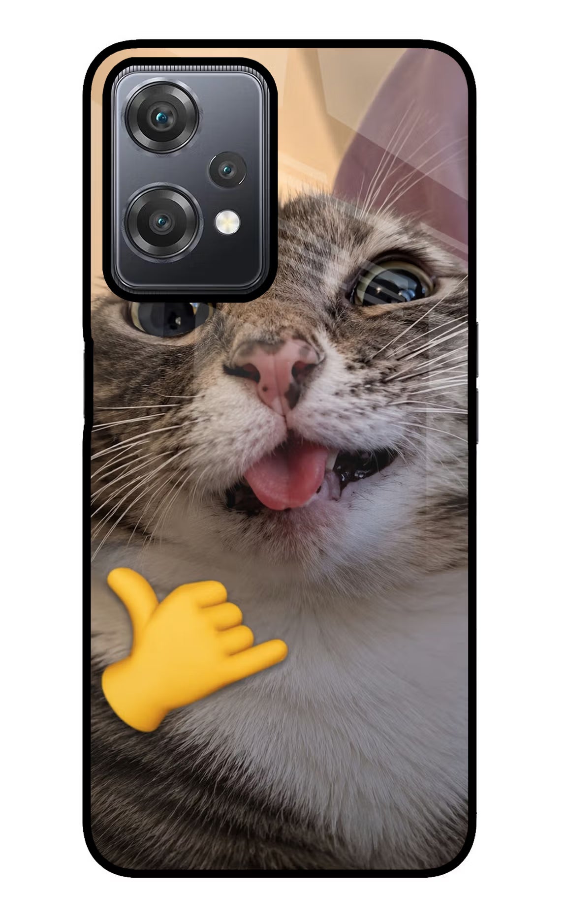 Silly Cat Call OnePlus Nord CE 2 Lite 5G Glass Case