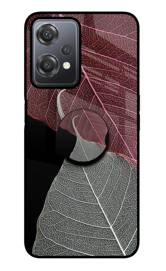 Leaf Pattern OnePlus Nord CE 2 Lite 5G Glass Case